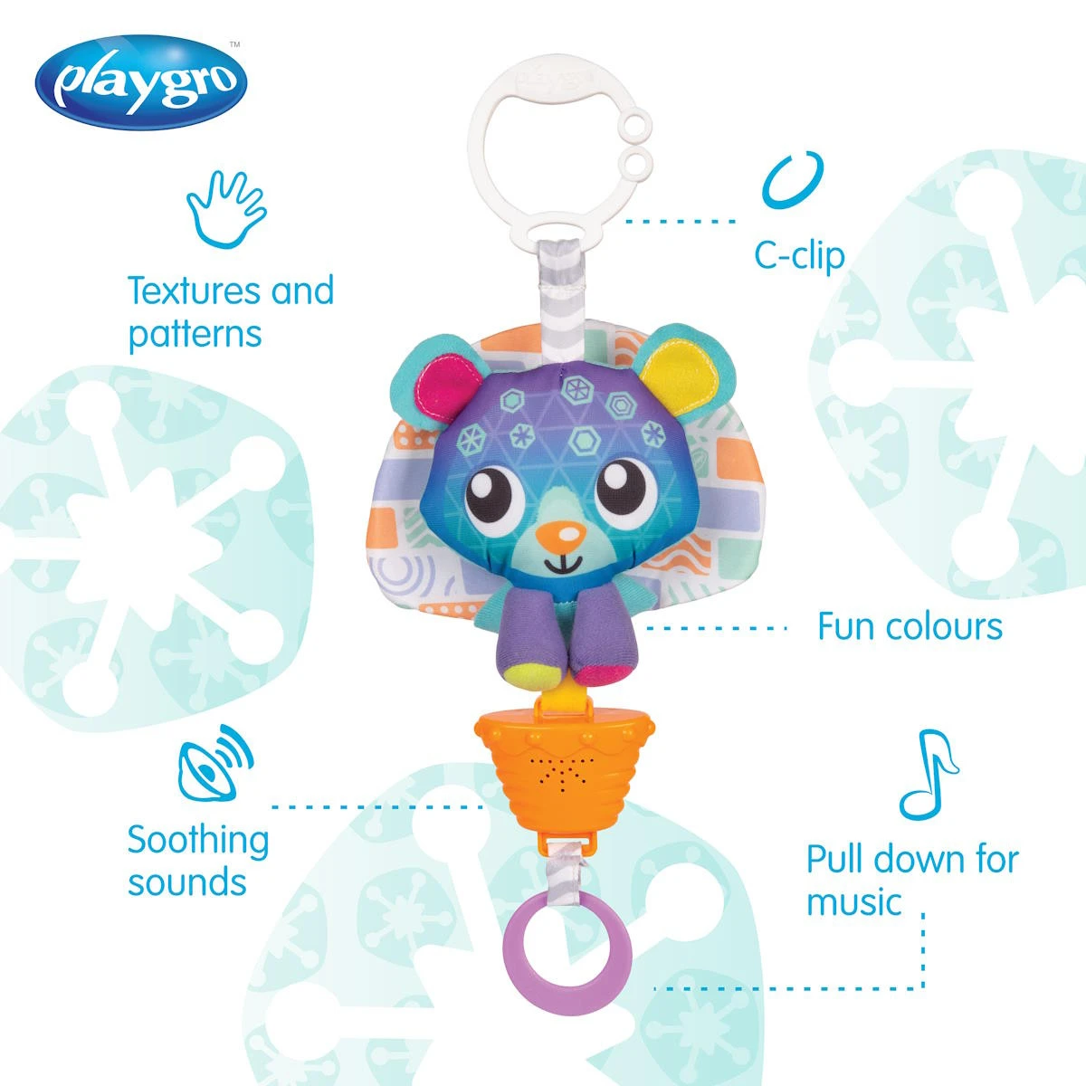 Playgro Musical Polar Pals Bear Muziekdoosje P0188320 - Afbeelding 3
