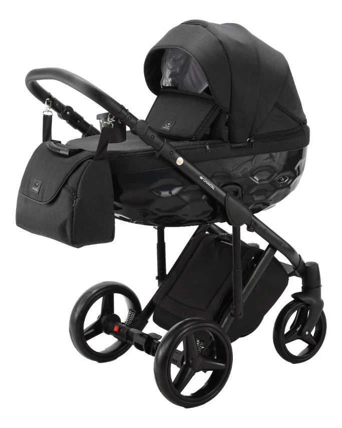 Adamex Chantal Black 2-in-1 Kinderwagen C213