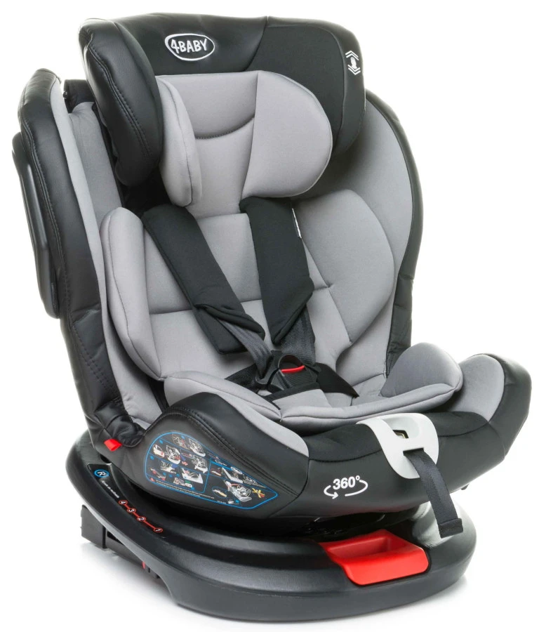 4Baby Roto-Fix Blue 360º 0-36 Kg Isofix Autostoel - Afbeelding 5