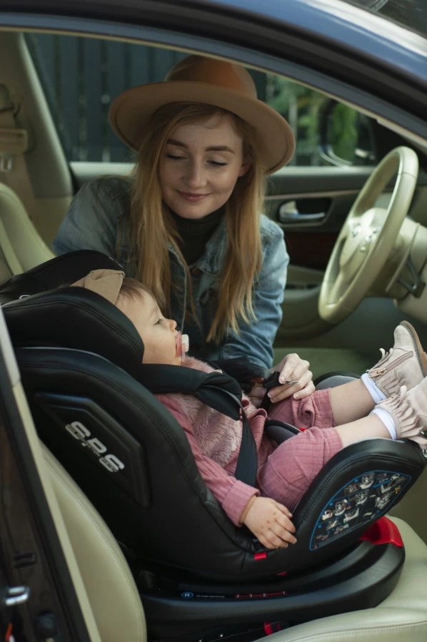 4Baby Roto-Fix Blue 360º 0-36 Kg Isofix Autostoel - Afbeelding 17