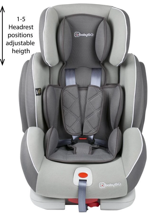 Babygo Sira Grijs Isofix Autostoel 9-36 Kg 3752 - Afbeelding 12