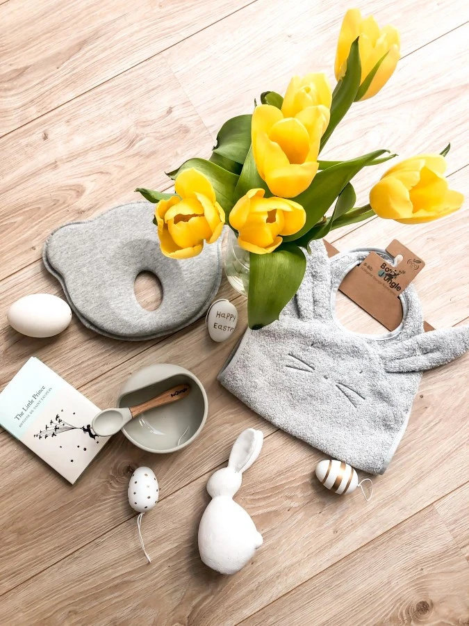 Bo Jungle B-Cosy Jersey Grijs Ergonomisch Hoofdkussentje B800310 - Afbeelding 3