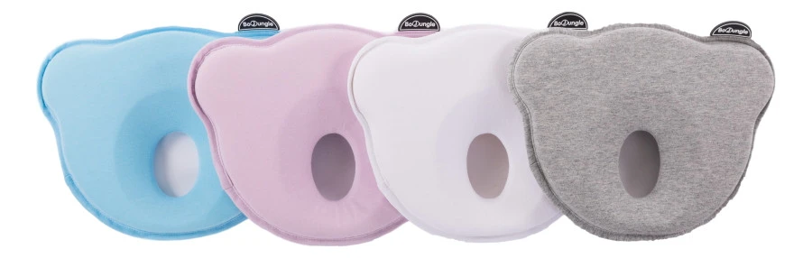 Bo Jungle B-Cosy Jersey Wit Ergonomisch Hoofdkussentje B800320 - Afbeelding 2