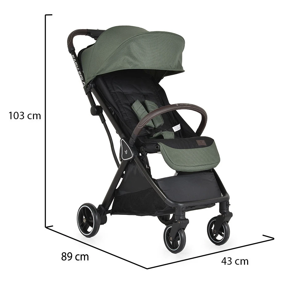 Cangaroo Easy Fold Green Wandelwagen 109577 - Afbeelding 11