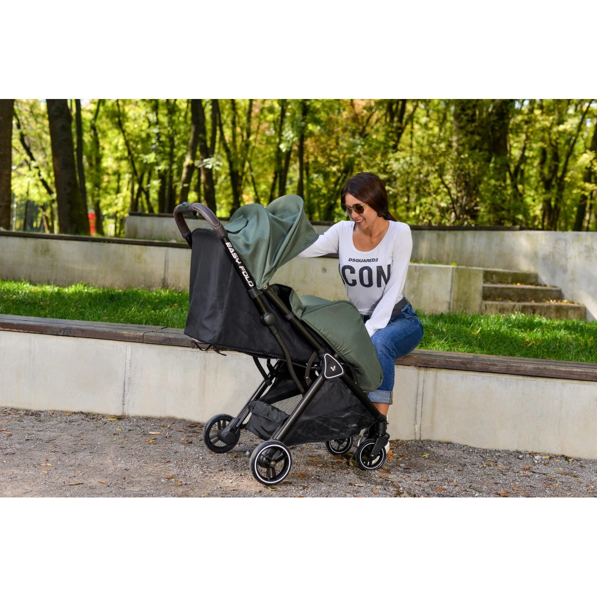 Cangaroo Easy Fold Green Wandelwagen 109577 - Afbeelding 13