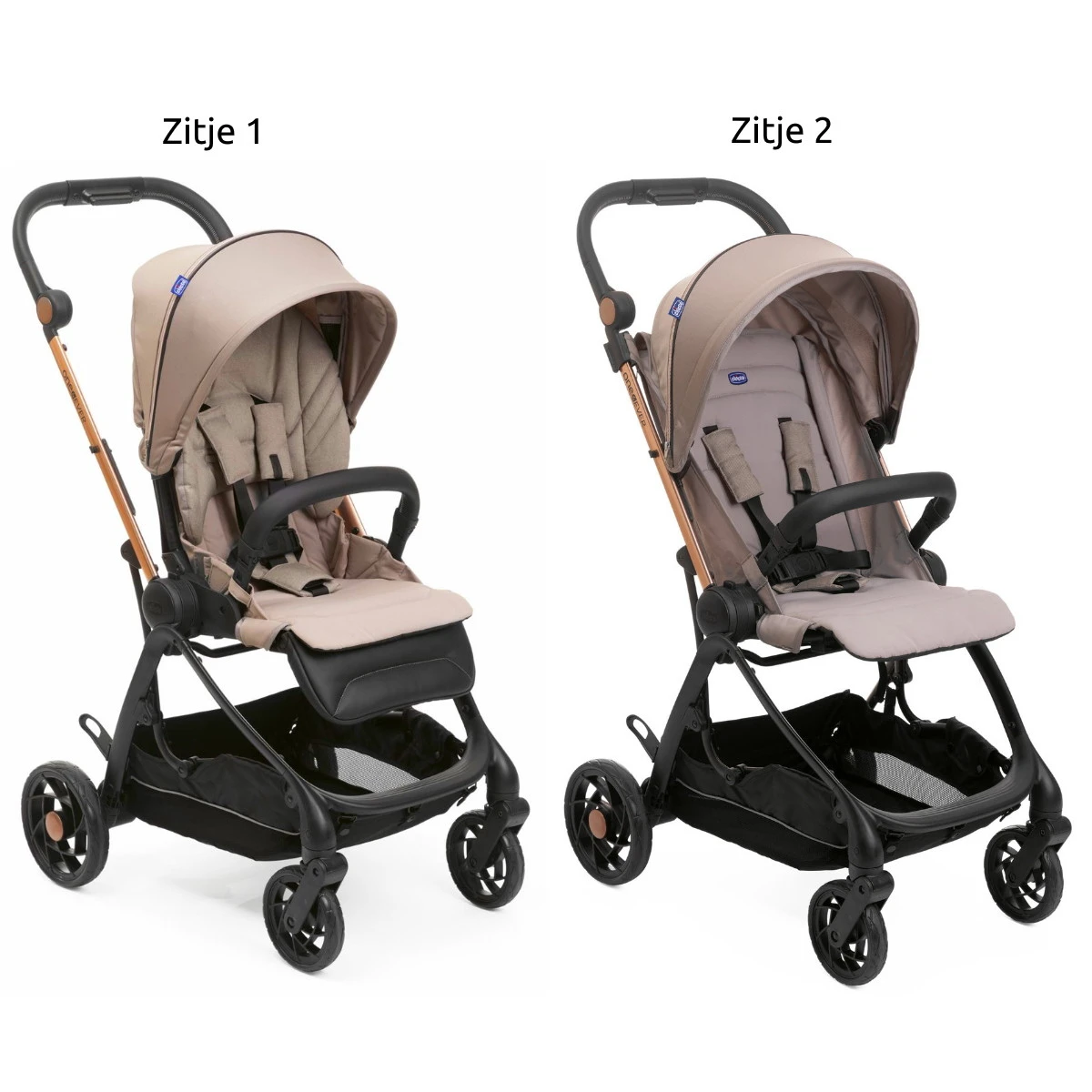 Chicco One4Ever Desert Taupe Meegroei Wandelwagen 507988125 - Afbeelding 4