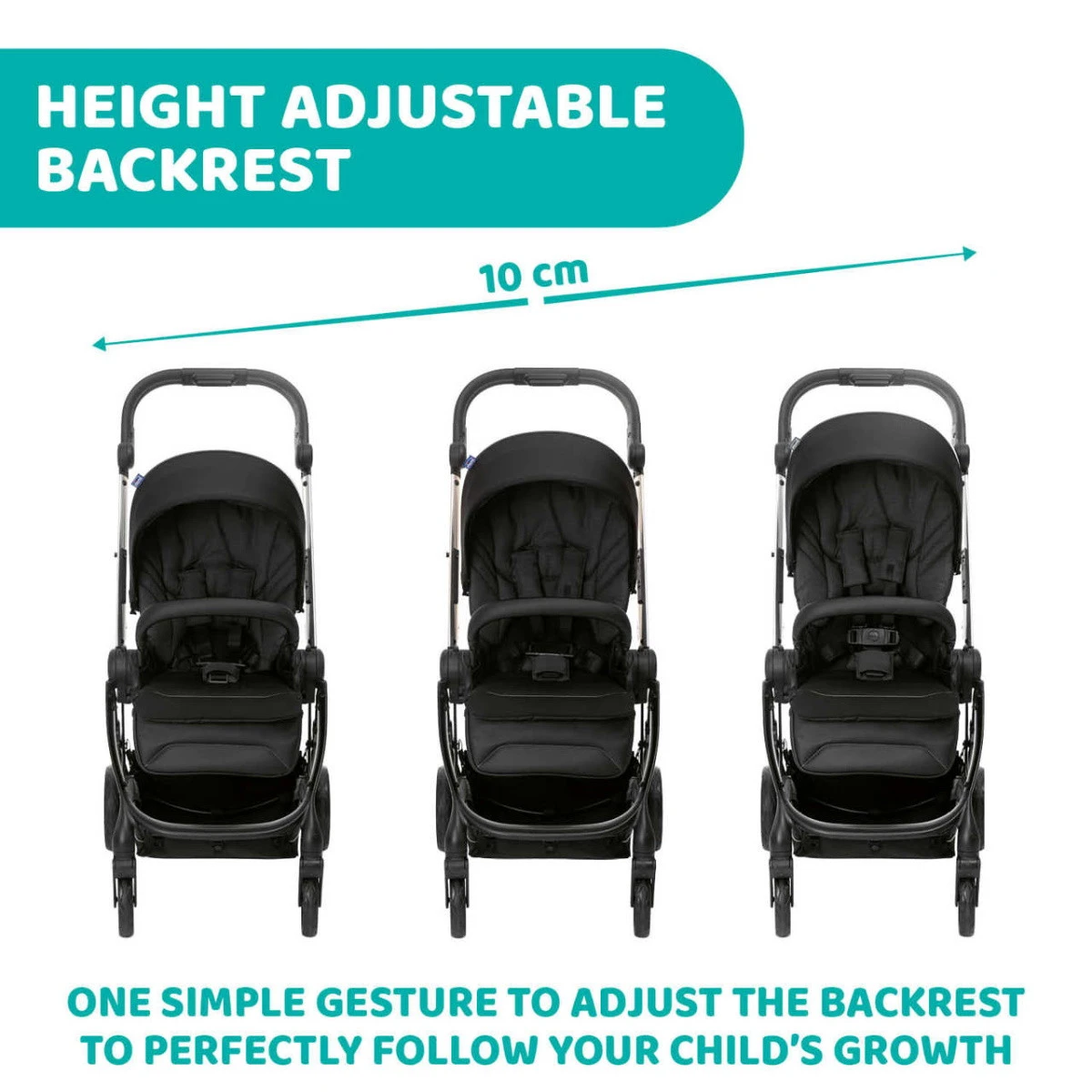 Chicco One4Ever Desert Taupe Meegroei Wandelwagen 507988125 - Afbeelding 8