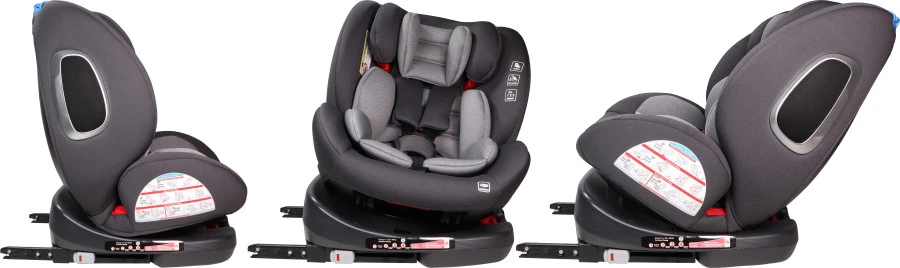 Ding Cruz Dark Grey 360° Isofix Autostoel 0-36kg DI-101920 - Afbeelding 4