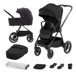 Kinderkraft Nea Midnight Black 2-in-1 Kinderwagen KSNEA000BLK2000