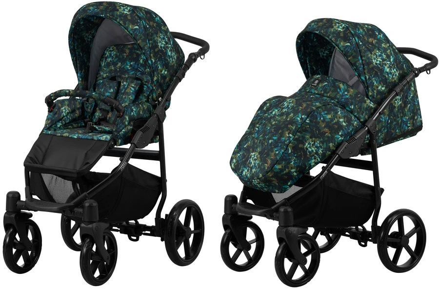 Kunert Mata Black Pink 2-in-1 Combi Kinderwagen MATA-06-BLACK - Afbeelding 10