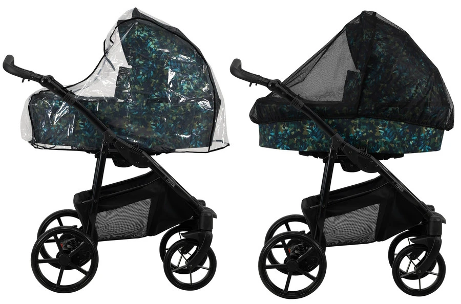 Kunert Mata Black Pink 2-in-1 Combi Kinderwagen MATA-06-BLACK - Afbeelding 11
