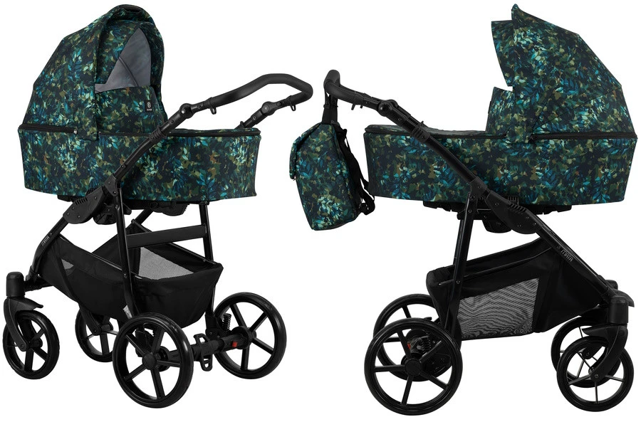 Kunert Mata Black Pink 2-in-1 Combi Kinderwagen MATA-06-BLACK - Afbeelding 9