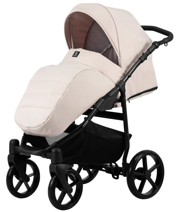 Kunert Mata Black Pink 2-in-1 Combi Kinderwagen MATA-06-BLACK - Afbeelding 3