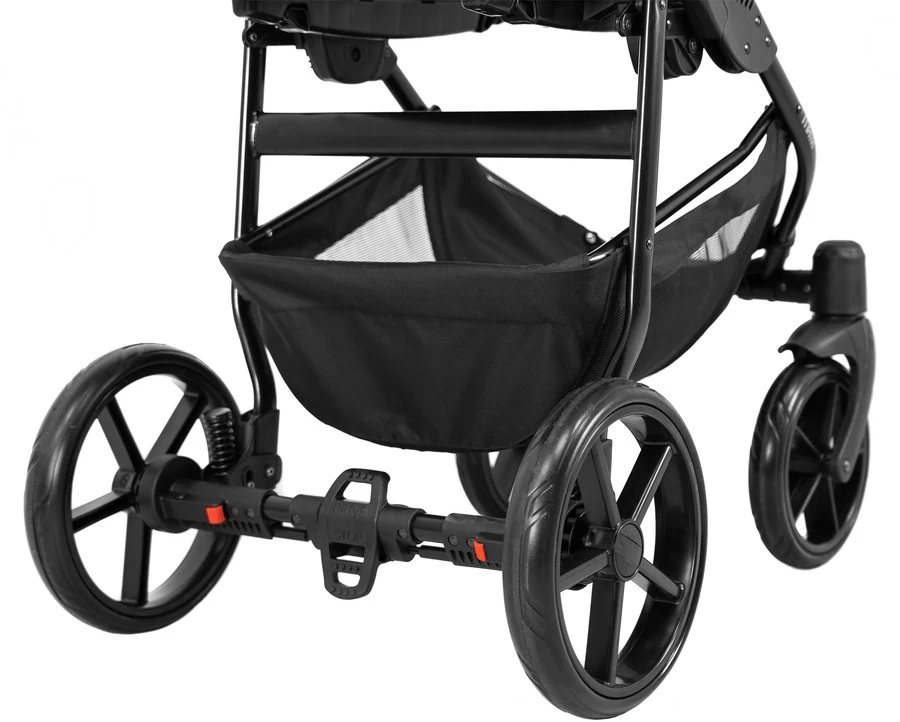 Kunert Mata Black Pink 2-in-1 Combi Kinderwagen MATA-06-BLACK - Afbeelding 6