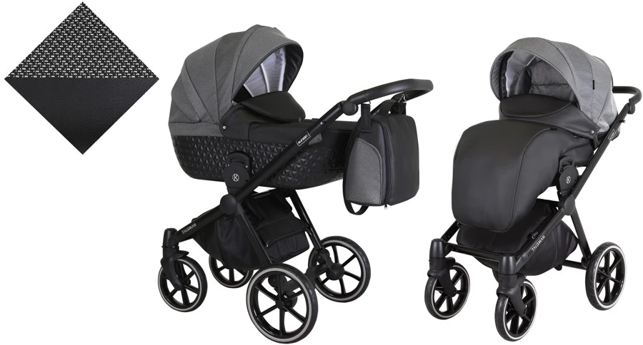 Kunert Talisman Black Pepper 2-in-1 Kinderwagen TA-06-BLACK - Afbeelding 2