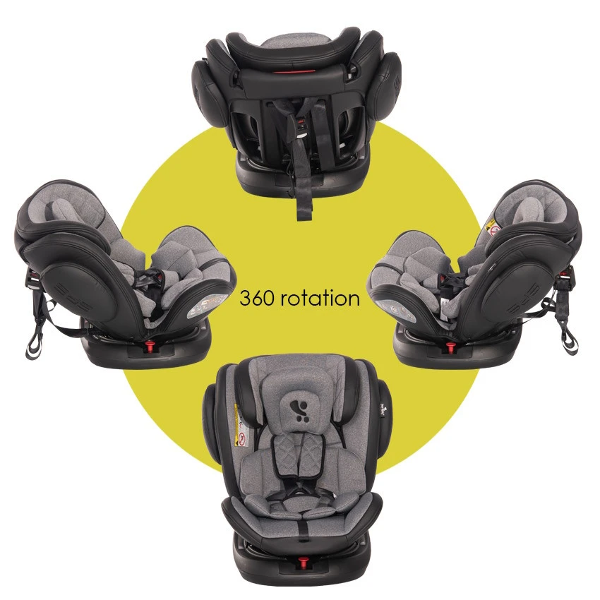 Lorelli Aviator Black/Light Grey 0-36 Kg SPS Isofix 360° Autostoel 1007130-2336 - Afbeelding 11
