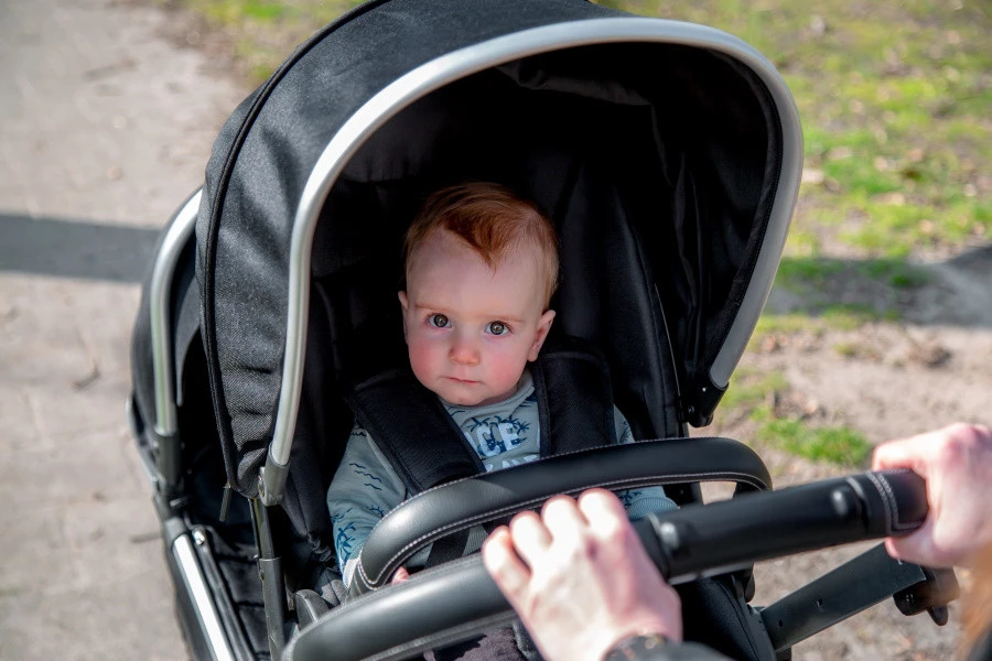 Ding Amigo Black/Silver Tweeling Kinderwagen Incl. 2 Autostoelen DI-191710 - Afbeelding 14