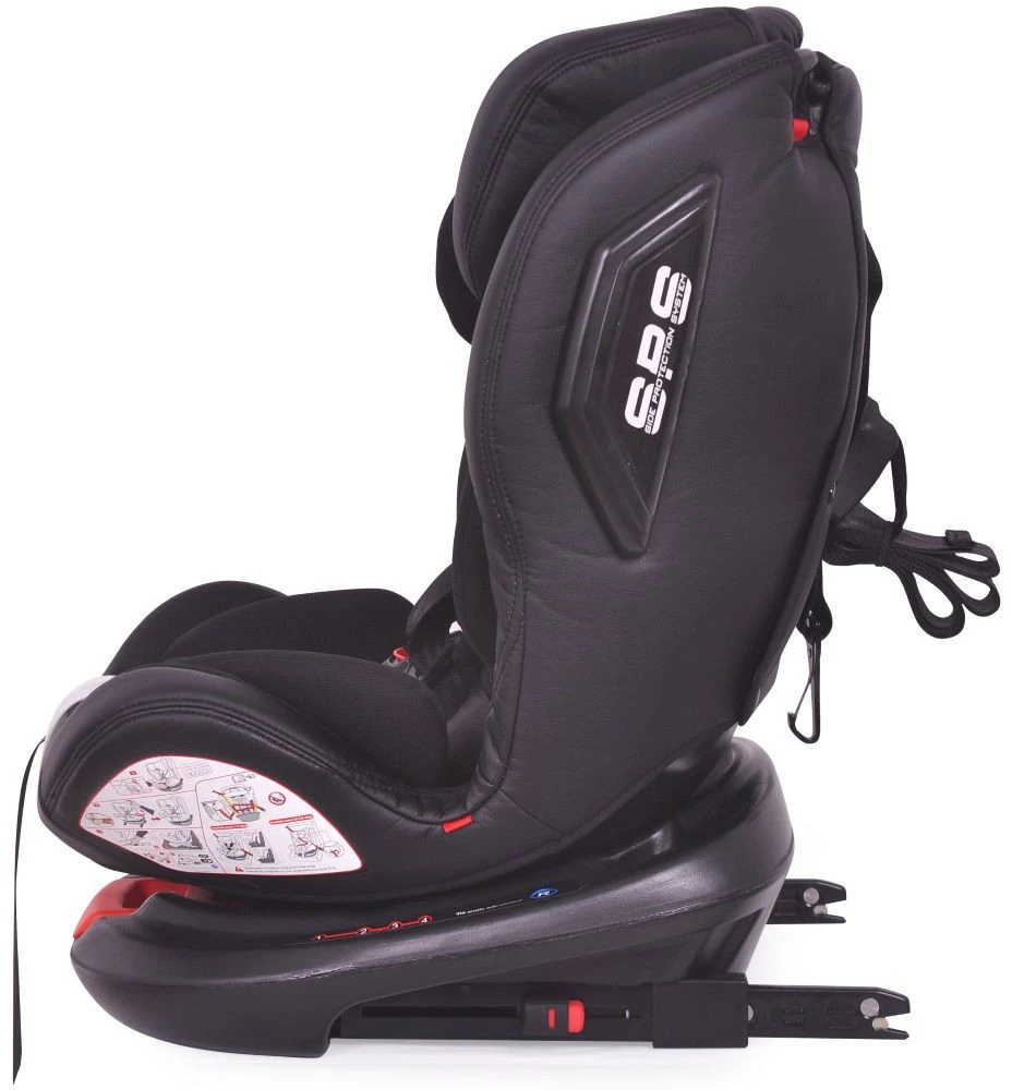 Ding Zeno 360° SPS Zwart LTD Autostoel 0-36kg CS008-1 - Afbeelding 5