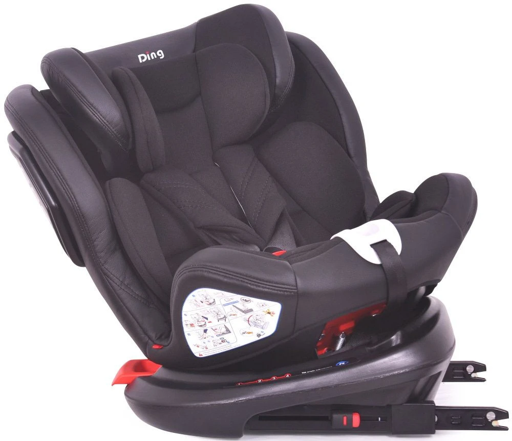 Ding Zeno 360° SPS Zwart LTD Autostoel 0-36kg CS008-1 - Afbeelding 7