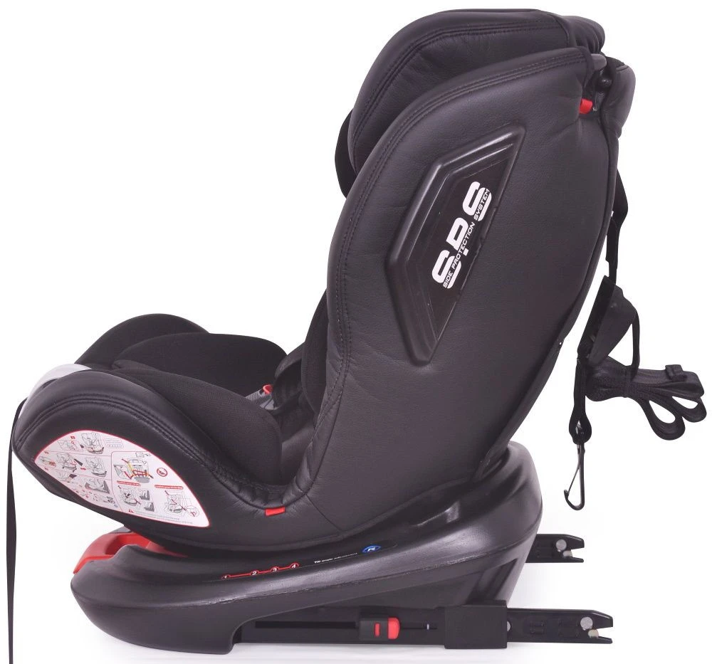 Ding Zeno 360° SPS Zwart LTD Autostoel 0-36kg CS008-1 - Afbeelding 6