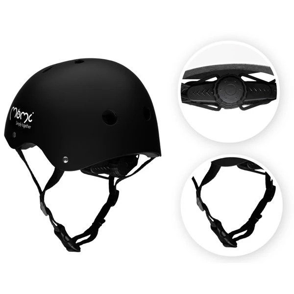 Momi Mimi Black 47-58 Cm Kinderhelm ROBI00019 - Afbeelding 5