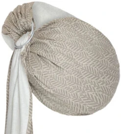 Zaffiro Hug Me Beige Leaves Draagdoek N16 7855